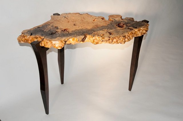 Buckeye Burl with Black Legs